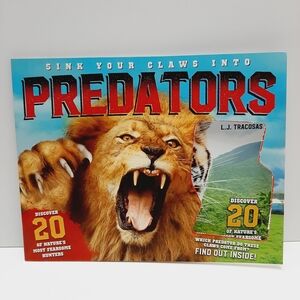 🍒4 for $20🍒 Sink Your Claws into Predators - Paperback Book Kids
